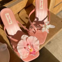 1 Pair Simulation Coloful Thai Fairy Butterfly Flower Shoe Buckles Butterfly Orchid Phalaenopsis Shoe Flower Sandals