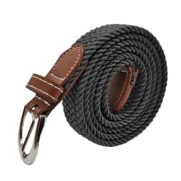 Unisex Casual Outings Canvas Elastic Belt, Woven Elastic Band, Party, Daily Commuting