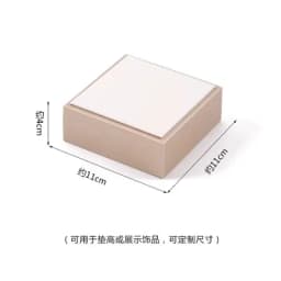 Champagne White Display Case Necklace Rack High-End Jade Jewelry Display Props Counter Display Crystal Exhibition Stand