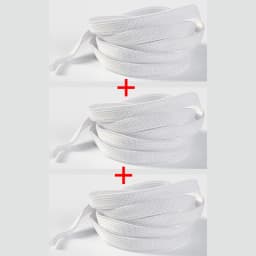 8mm Wide Elastic Shoelaces Flat High-Quality Shoelaces Suitable for a Variety of Shoes 1Pair/3Pair