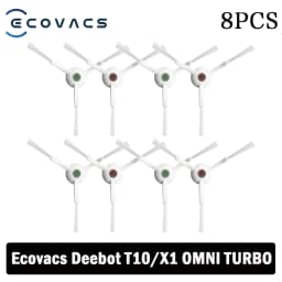 Ecovacs Deebot X1 OMNI / T10 OMNI Robot Vacuum Cleaner Spare Parts, Rubber / Side Brush, Cover,Hepa Filter, Mop Rag, Dust Bag