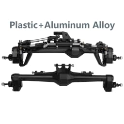 H10 Portal or Straight Axle Plastic +Brass or Aluminum Alloy Front Rear Complete Axles for Vanquish 1/10 RC Crawler Car Upgrade