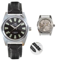 Shanghai 36MM Hand-Wind Mechanical Watch 7120 Waterproof Bauhaus Design Watch for Men wholesale
