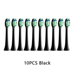 10PCS Replacement Brush Heads For Philips HX6930 HX6064 Sonic Electric Toothbrush Vacuum Soft DuPont Bristle Nozzles No Metal