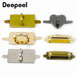 4/10Pcs Deepeel Metal Arch Bridge Buckle Bag Straps Connector Clasp for Handbag Purse Side Clip D Ring Hook DIY Crafts Accessory