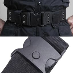 Men's Tactical Outer Belt Made of Nylon Material, with a Metal Fixing and Adjuster Buckle, Suitable for Outdoor Sports