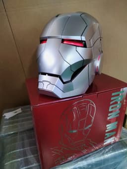 New War Machine Iron Man Helmet Mk5 Mk50 M17 Helmet Mask 1:1 Openable Voice Control Adult Cosplay Collection Ornament Gift