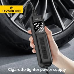 C1 Portable Air Compressor Wired Fast Inflation Tire Inflator Pump for Car Motorcycle Bicycle - 100% Duty Cycle