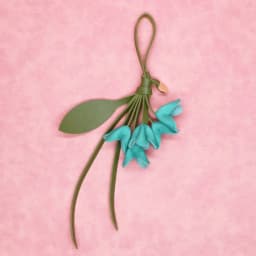 Multi-color Purple Pu Leather Flower Pendant Hanger Lavender Pu Flower Keychain Weave Fashion Bag Charm Car Keyring