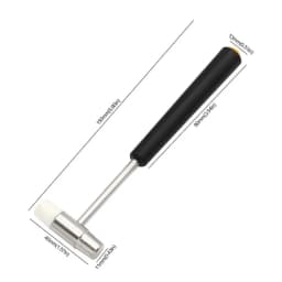 1pc Mini Hammer Repair Tool Metal Rubber Hammer Double Head Portable Hammer For DIY Jewelry Watch Repair Hand Tools