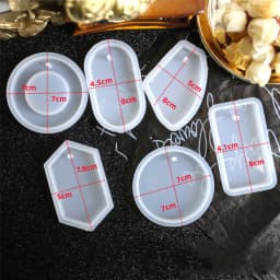Keychain Pendant Twelve Constellation Silicone Mold For Epoxy Resin Casting Creative Earrings Jewelry Pendants Making Molds