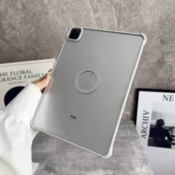 Magnetic Suction Ring Case for iPad A16 11th 2025 10th 10.9 Air 4 5 Acrylic Cover iPad Pro 2024 11 13 12.9 2022 Back Shell Funda