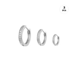CRMYA Gold Silver Filled Hoop Earring CZ Zircon Heart Higgle Stud Earrings For Women Jewelry Earings Wholesale Aretes De Mujer
