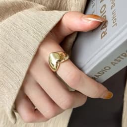 VENTFILLE 925 Sterling Silver Metal Flower Shell Geometric Rings For Women French Retro Romantic Open Thai Silver Rings
