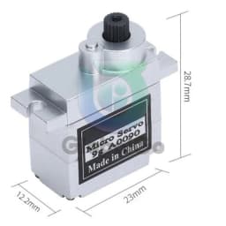 All metal Gear Shell 9G Servo Steering Gear Servo Kits for WPL B24 C34 B36 C14 C14K C24 C24K MN D90 MN45 RC Car Tool Parts