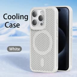 Cooling Heat Dissipation Magnetic Phone Case For iPhone 18 17 16 15 14 13 12 11 Pro Max Breathable Hard Back Cover For Magsafe