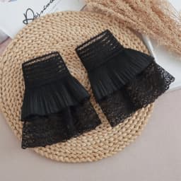 DIY Detachable Cuffs Cuff Extension Embroidery Lace Daisy Fake Sleeves Elastic Wild Wrist Pleated Organ Lolita Fake Sleeves