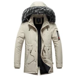 Camouflage Jacket Winter Hooded Velvet Thick Windproof Coat Men Warm Male's Medium-long Parkas New Mens Camo Parka Coat
