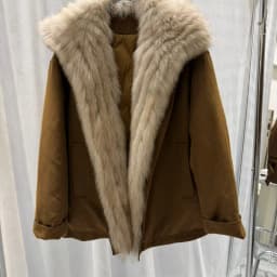 OFTBUY Winter Warm Real Suede Jacket Button Thick Padded Fashion Loose Outerwear Women Luxury Fox Fur Collar Goose Down Parka