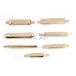 50/100PCS Rectangle Customized Metal Plate With Logo Tags For Sewing Bag Clothes Puppet Doll Handbag Purse Personal Brand Label
