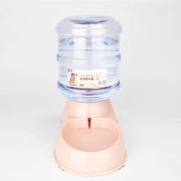 Plastic Dog Cat Food Dispenser 3.8L Gravity Feeder Pet Food Drinking Bowl Large Capacity with Storage Bucket