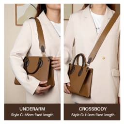CRAZYSMITH Genuine Leather Replacement Wide Shoulder Bag Strap for LV Onthego Tote Bag Adjustable Crossbody Handbag Belts Straps