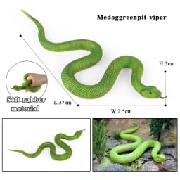 Oenux Forest Savage Snakes Animals TPR Rattlesnake Python Cobra Action Figures Lifelike Model Education Kids Toy Gift Prank toy