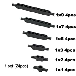 Building Blocks MOC Technical Liftarm Beam Thick Hole 1x3 1x4 1x5 1x6 1x7 1x9 1x11 Studless Liftarm Truck Crane Replace Parts