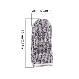 10Pcs Finger Cots Thumb Protector Anti-Cut Fingertips Finger Sleeve Flexible Resistant Protection Finger Cots DIY Work