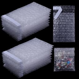 10-50pcs/lot Clear Self-adhesive Double Sided Bubble Bags Packaging Pouches Jewelry Bead Small Accessories Shipping Packaging