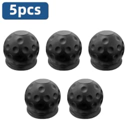 1/2/5PCS 4 Colors Trailer Hitch Ball Cover Universal Waterproof Dustproof Anti-Rust Tow Ball Cap Durable Car RV Trailer Parts