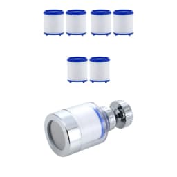 2-40PC Faucet Water Filter Element Remove Chlorine Heavy Metals Filtered Showers Head Bath Filtration Purifier Soften Hard Water