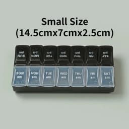 New Weekly Portable Travel Pill Cases Box 7 Days Organizer 14 Grids Pills Container Storage Tablets Vitamins Medicine Fish Oils