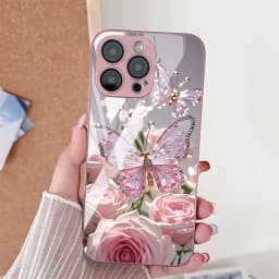 Hard Tempered Glass Phone Case For Samsung Galaxy S26 S25 Ultra S24 Plus S23 S22 S21 S20 FE Cases Starfish Shells Pattern Cover