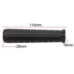 New High Quality Rubber Handles Wheelbarrow 2pcs 2x Barrow Handle Black Cart Grips Handlebar Plastic Replacement