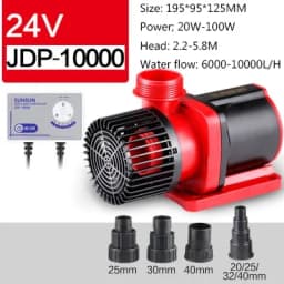 SUNSUN inverter circulating water pump JDP-3500 6000 10000 18000 safety DC 24V adjustable flow submersible pump pumping machine