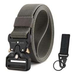 Men's Belt Outdoor Hunting Tactics Belt Multi functional Buckle Nylon Belt High Quality Marine Corps Canvas Belt 125cm