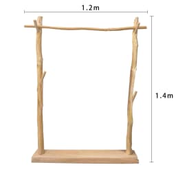 Wood Boutique Clothes Racks Drying Display Stylish Japandi Design Clothes Rack Hotel Modern Colgadores De Ropa Room Furniture