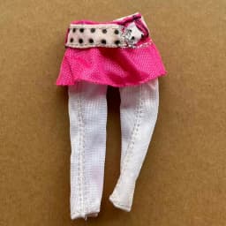 Monster Doll Coat Tshirt Skirt Clothes 1 /6 Slim Dressing Parts Decors Compatible with Monster Bratss Slim Doll Body