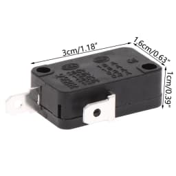 {PH}5PCS KW1-103 Microwave Oven Door Switch Fit For Microwave Washing Machine Rice Cooker 16A 250V 2 Pins.