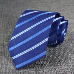 New Men's Tie Classic Stripes Striped 8cm Jacquard Necktie Accessories Daily Wear Cravat Wedding Business Party Gift