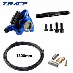 ZRACE XG Flat Mount Caliper, Road Hydraulic Brake, ICE-TECH Pads, BMX Raceing, Full CNC Lightweight