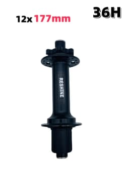 RESHINE Thru-Axle Hub Suitable for 20-26 Inch Cassette-equipped Fat-tire Snow Bikes E-bikes and Fat Bikes Bearing Hub HG Freehub