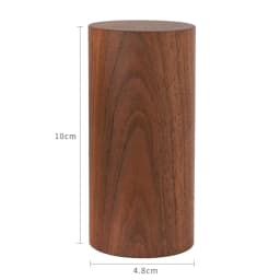 Wooden Round Block Cone Jewelry Display Stand Rings Gemstone Jewellery Holder Case Bracelet Storage Earring Shelf