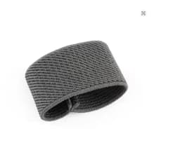 Elastic Nylon Belts Loop Waistband Elasticity Ring Fixed Buckle Trouser Belt Loops Keeper Webbing Rubber Band Tail Clip