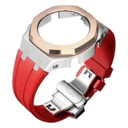 Mod Kit For Casioak GMAS2100 Stainless Steel metal Case Rubber Strap for Mod Kit GMA-S2100 4thGen Replacement shoc K Accessories