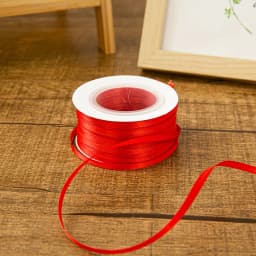 50 Yard Wide 0.3cm 3MM Thin Fine Ribbon Satin for Gift Packing Wraping DIY Handmade Bow Rope Material Jewelry Making Findings
