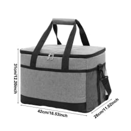 Insulated Picnic Lunch Bag 33L Large Capacity Cooler Bags Food Thermal Box for Outdoor Travel Camping Thickened oxford cloth