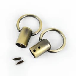 5/10Pcs 12mm Metal Bag Strap Buckles O Ring Tassel Cap Clip Cord Lock Stopper Handbag Chain Hanger Clamp Hook Accessories