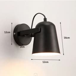 LED Wall Lamp Nordic Macaron Colorful Bedside Lamps Indoor Aisle Stair Background Adjustable Lighting Sconces Home Decors Lights